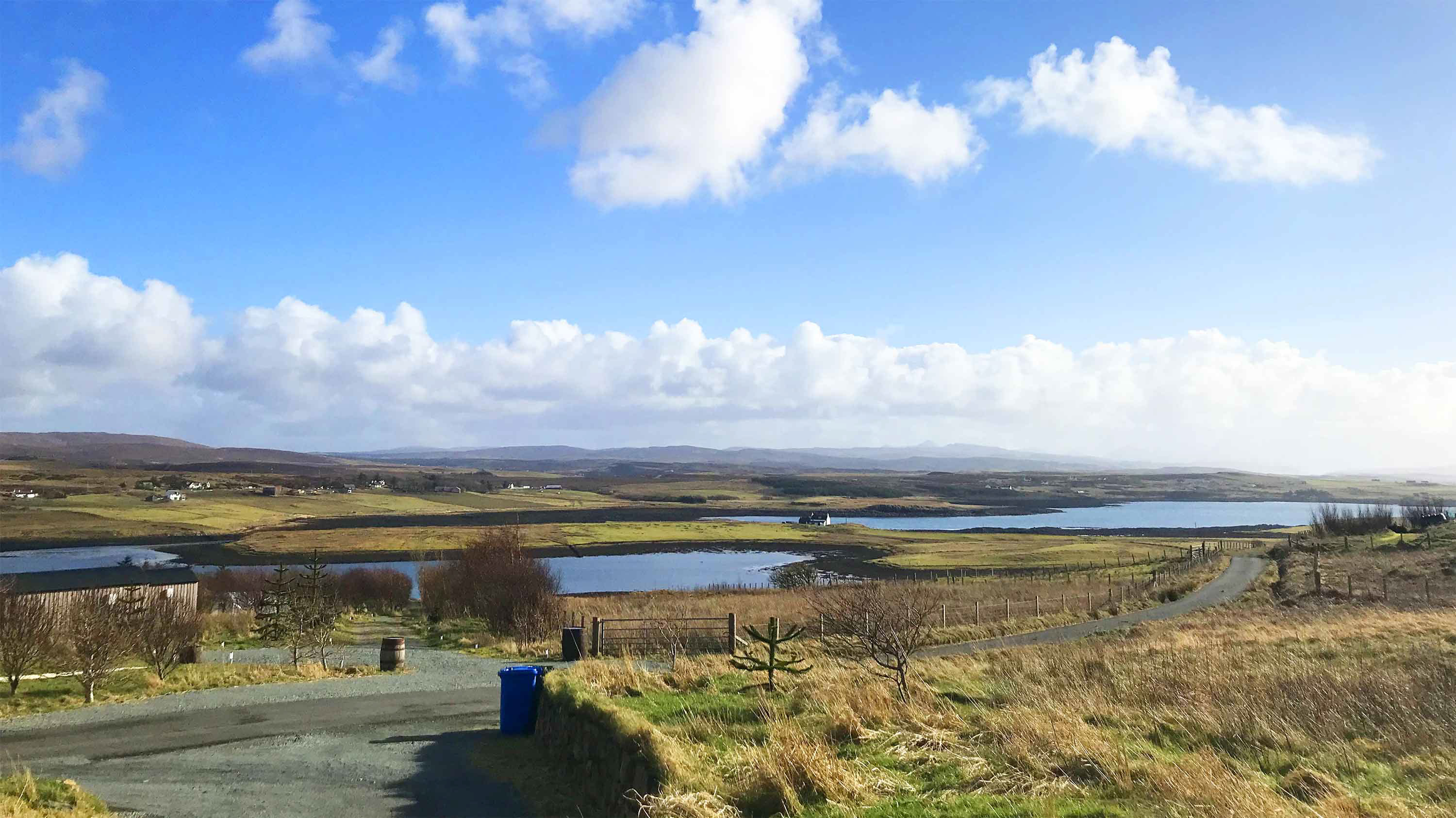 Araucaria Croft Skye offers stunning sea and mountain views of the Isle of Skye from our self catering accommodation