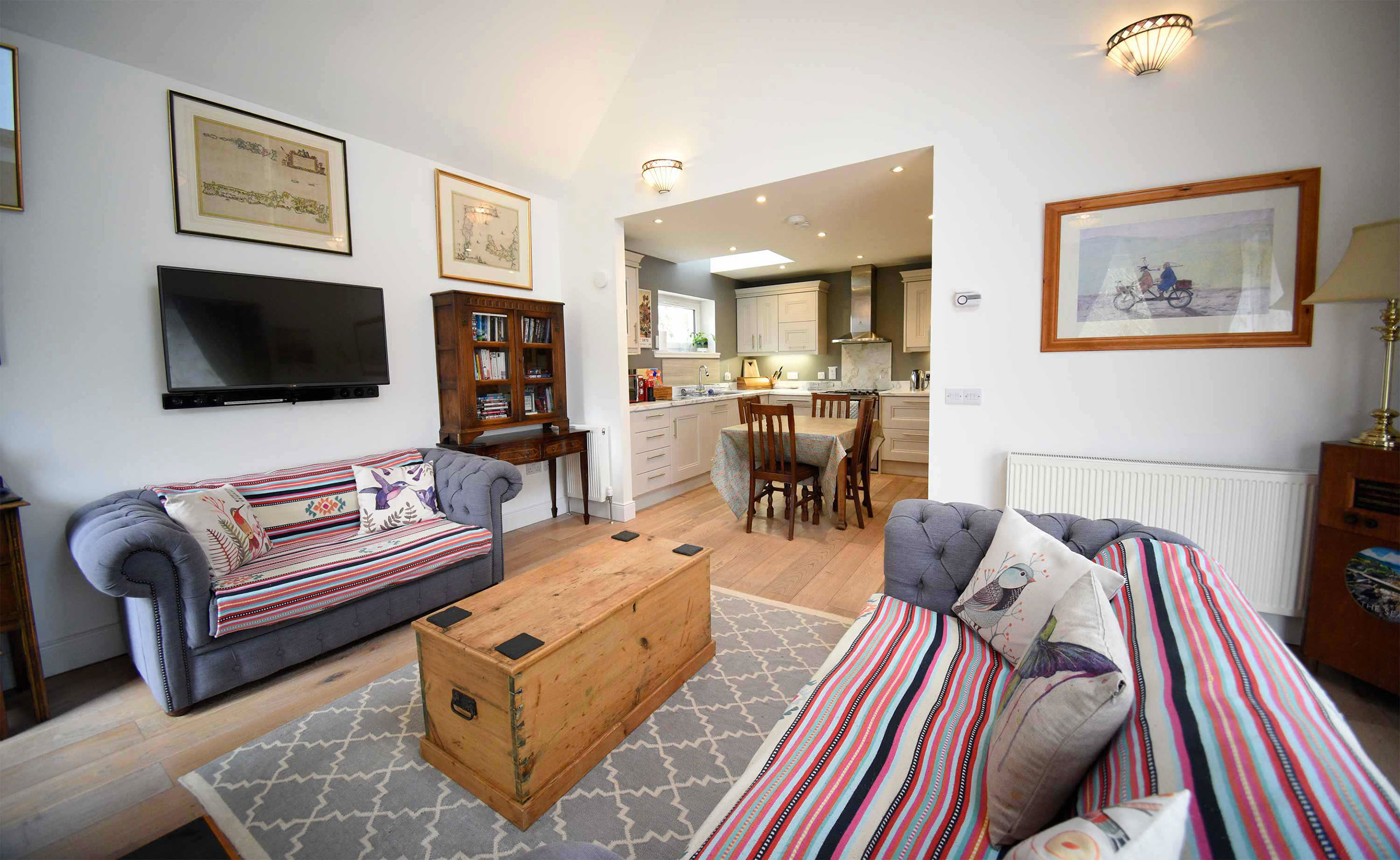 Blossom Folly Araucaria Croft Skye is a self catering accommodation with open plan kitchen and living room