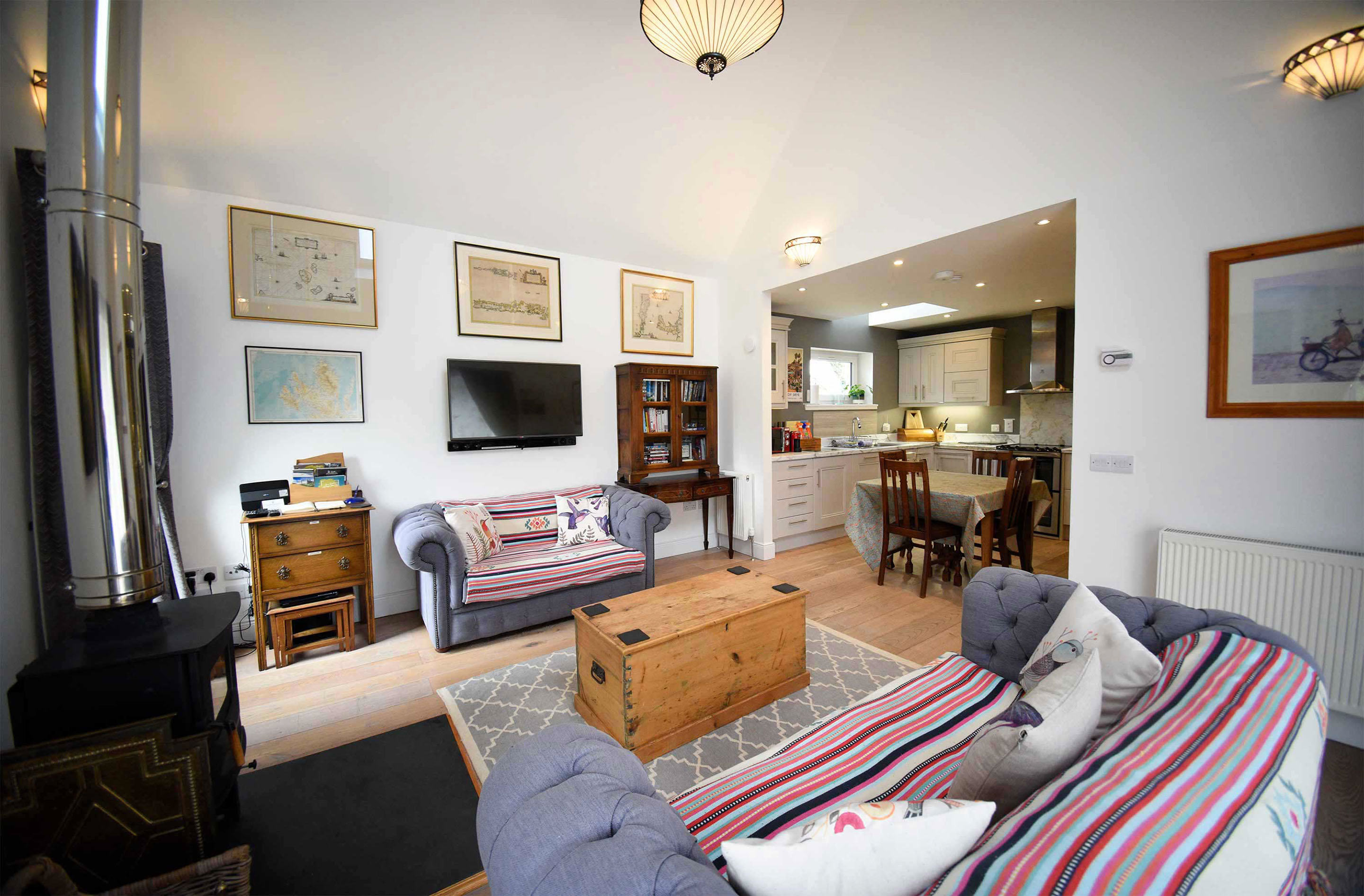 About Araucaria Croft Skye self catering accommodation open plan at Blossom Folly