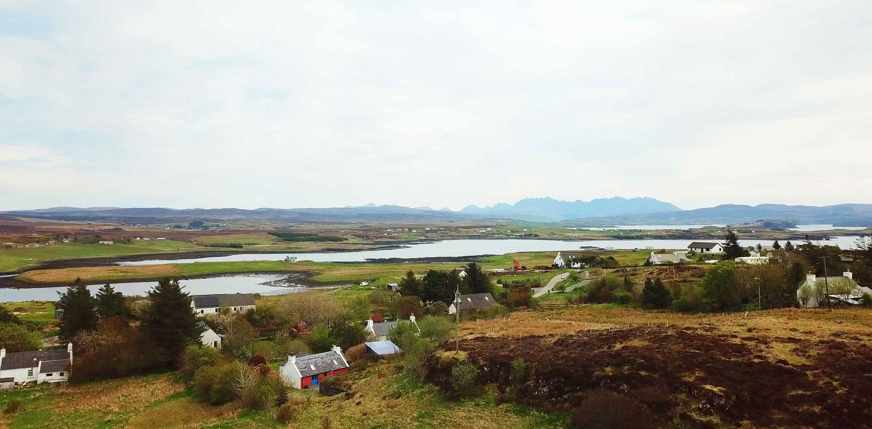 Araucaria Croft Skye self catering accommodation offers stunning sea and mountain views of the Isle of Skye