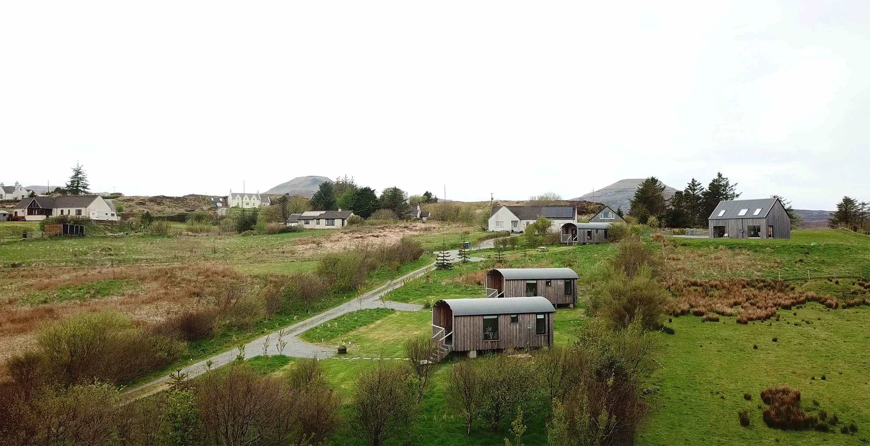 The Beach Hut self catering accommodation with sea views Araucaria Croft Skye