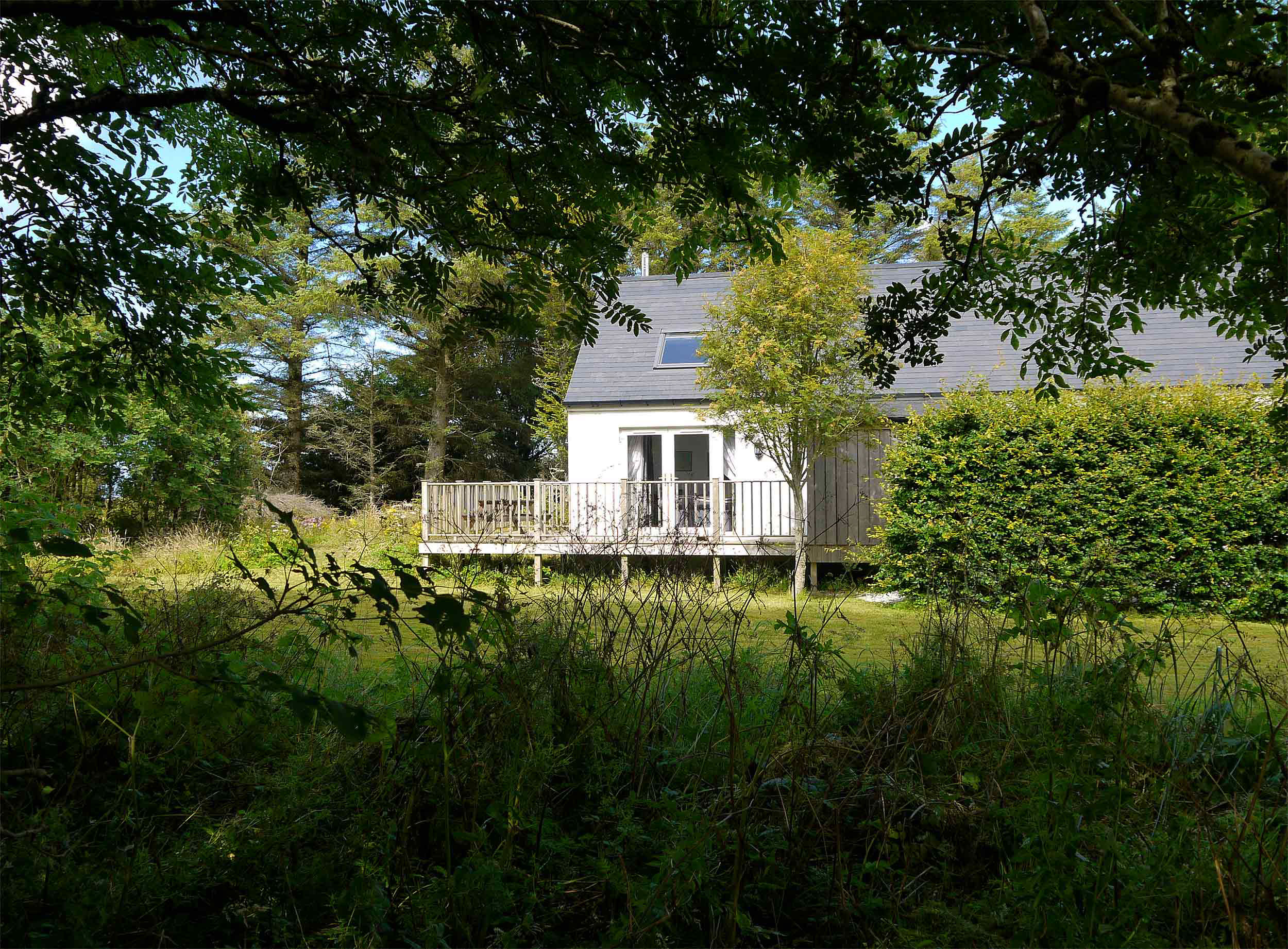 Blossom Folly self catering accommodation at Araucaria Croft Skye has a private garden and parking